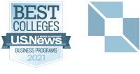 Best Colleges - U.S. News & World Report logo and AACSB Accredited Logo