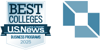 Best Colleges - U.S. News & World Report logo and AACSB Accredited Logo