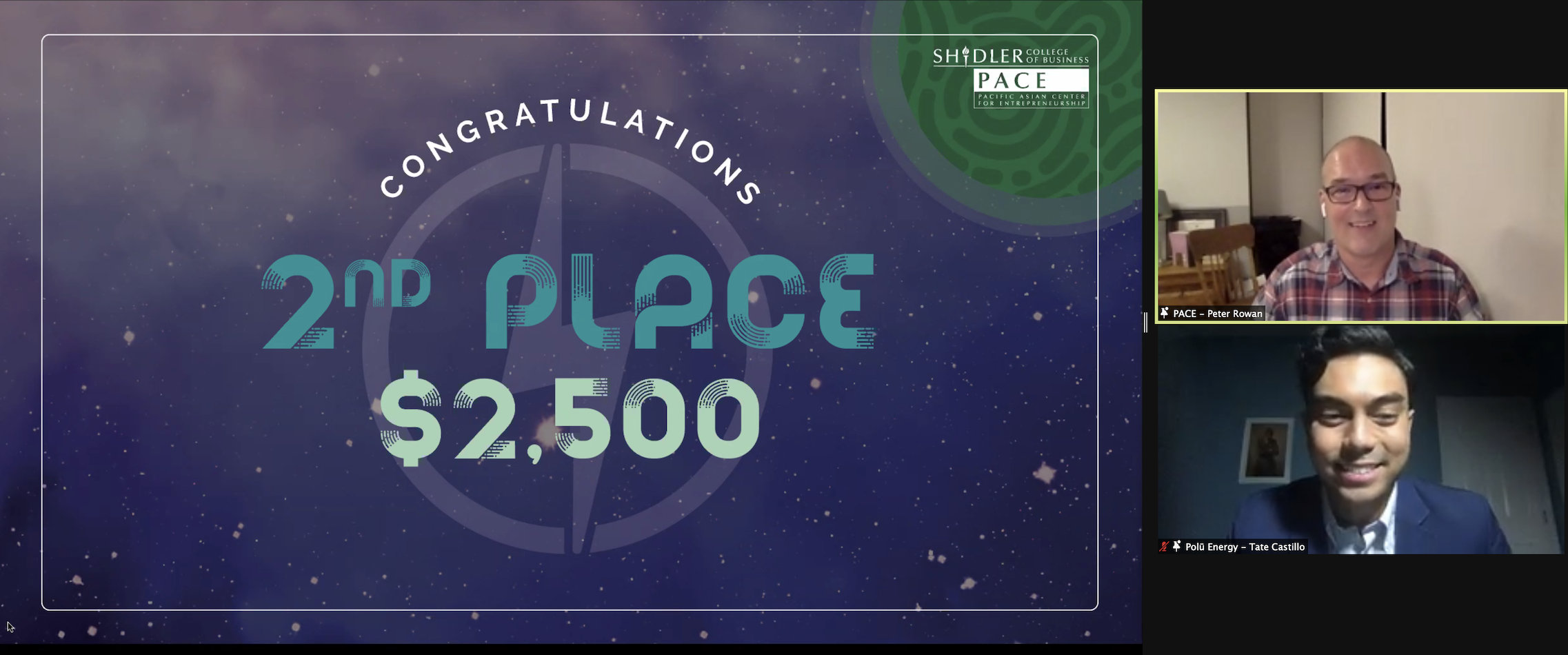 2nd place winner Breakthrough Innovation Challenge Second Place Winner
