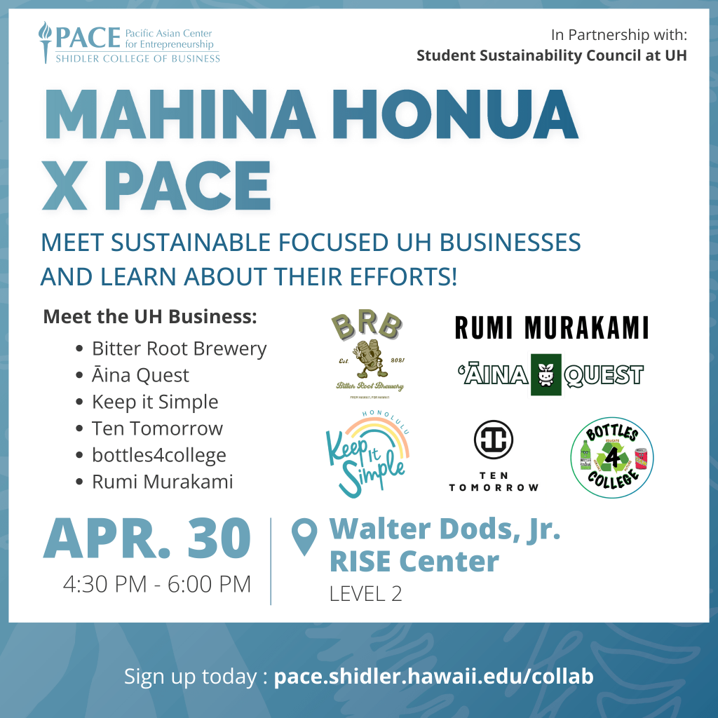 Mahina Honua x PACE Event Graphic